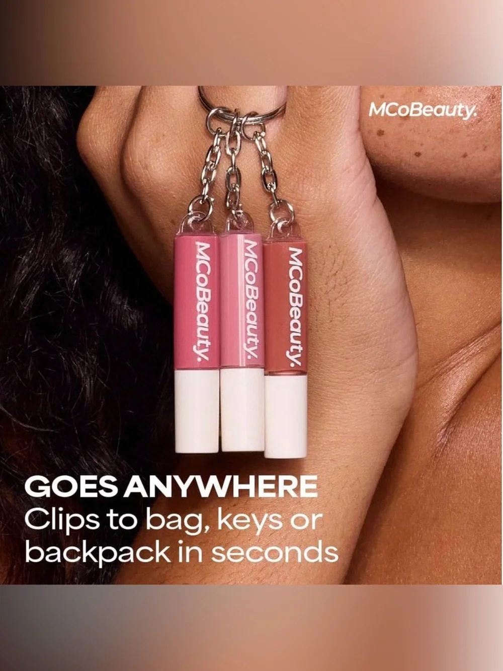 *BUY NOW* MCoBeauty Lip Gloss Trio - Keychain Lip Gloss